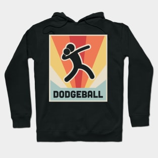 Vintage 70s DODGEBALL Poster Hoodie